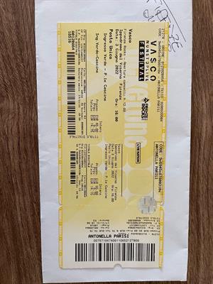 Biglietto Vasco Rossi Firenze 03/06