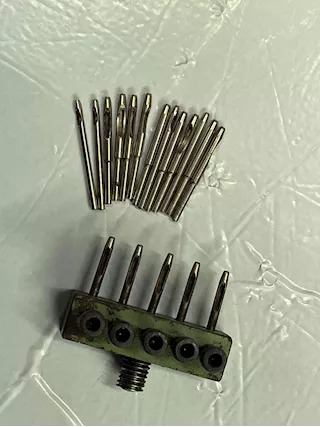 Punch Brass a 5 posti per foratura cuoio