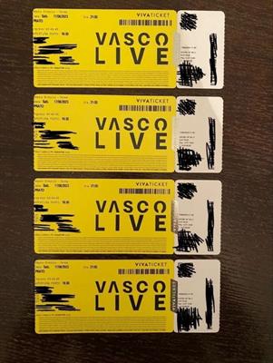 4 Biglietti Vasco Rossi 17/06/2023