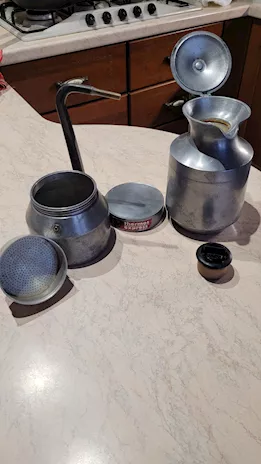 Caffettiera vintage Thermo Express La Signora - Foto 5