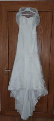 Abito da sposa a sirena taglia S
