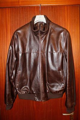 Giaccone in pelle misura 56