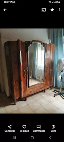 Armadio Chippendale due ante piccole