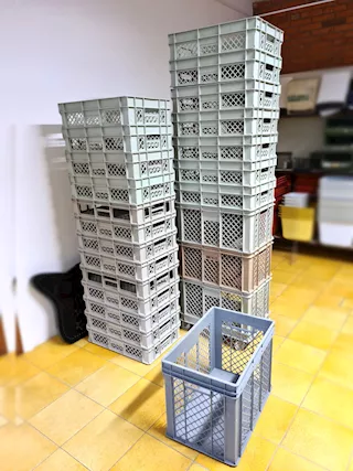 Cassette in plastica usate