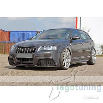 Paraurti anteriore Audi A3 8P 2005-2008 RS3 Look - Foto 6