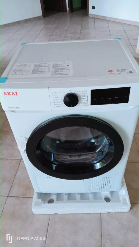 Asciugatrice AKAI ASC8053ES 8 Kg, Pompa di Calore Nuova, mai usata - Foto 6