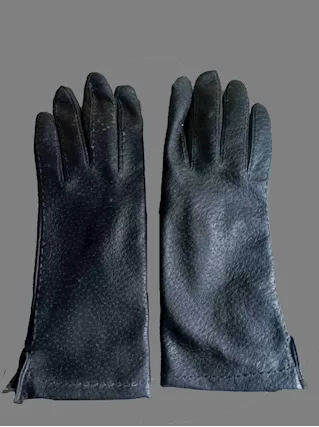 Guanti di Pelle da donna colore nero
