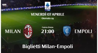 biglietti Milan Empoli