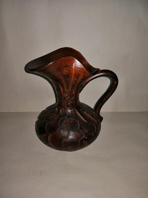 Vaso in ceramica artistico fatto a mano da artigiano