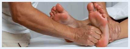 Massaggio plantare piedi