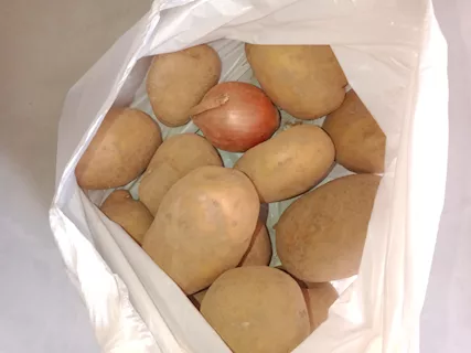 sacchetti di patate per pizzerie