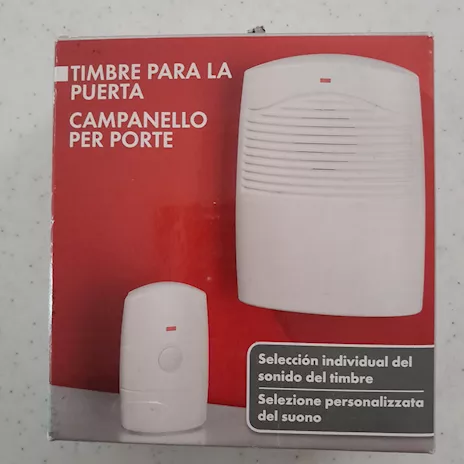 Campanello per porta o altro senza fili. Montaggio senza cavi