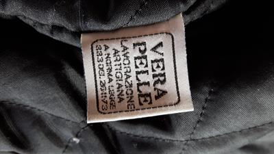 Giubbotto in vera pelle made in Italy, taglia 54, in ottime condizioni - Foto 4