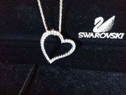 Ciondolo Swarovski® Crystal Cuore con collana