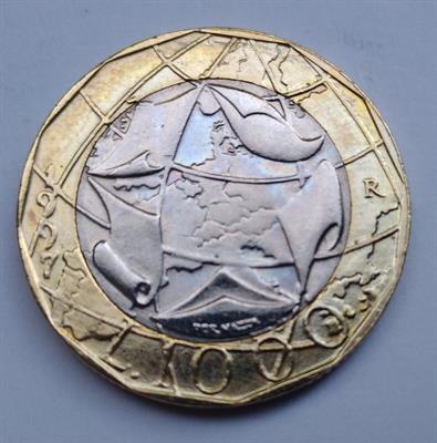 Moneta 1000 Lire 1997 - Errore di Conio