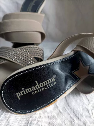 Scarpe Primadonna collection tacco alto n.36, colore BEJGE - Foto 3
