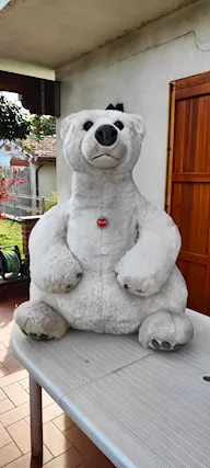 Orso bianco Franco Trudi - taglia XXL - 99 cm h