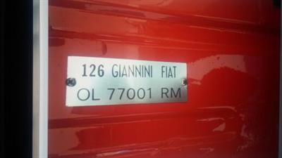 FIAT 126 A1 P4 elaborata Giannini Anno 1980 Benzina Manuale - Foto 5