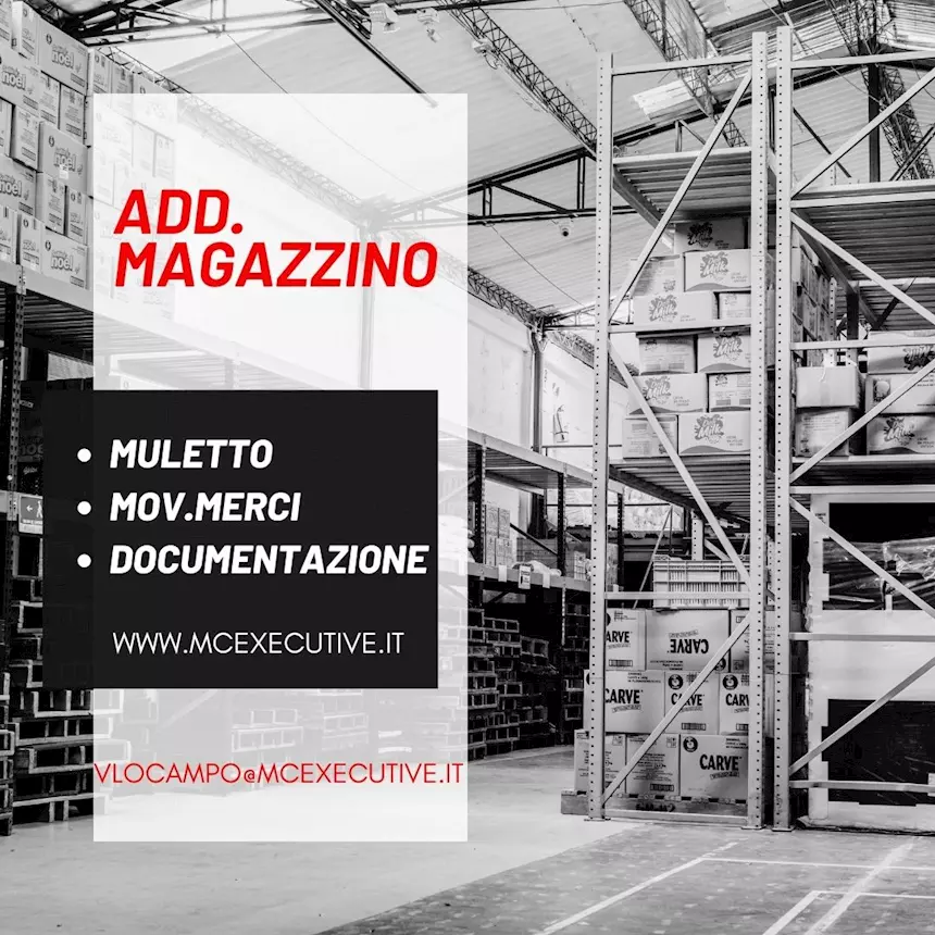 Magazziniere junior
