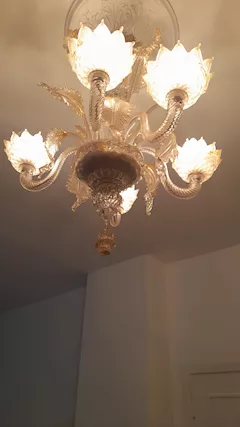 Lampadario murano bellissimomotivo traslocco