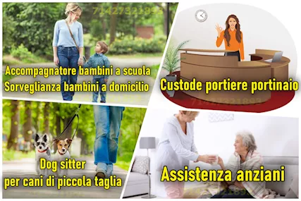 Cerco lavoro come assistente personale e servizi vari a Geno