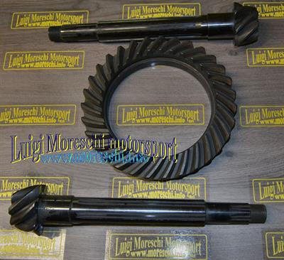 Coppia conica 5 marce corta Abarth 1000