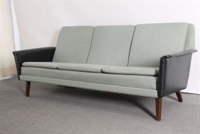 Divano design originale anni 50 Danimarca modernariato, colore salvia - Anteprima 1