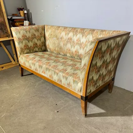 Divano in noce epoca 700 - Foto 4