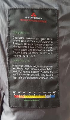 Peuterey piumino tg 38, colore grigio, modello sciancrato, taglia 38 - Foto 3