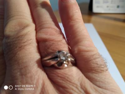 Anello da uomo vintage con brillante - Foto 3