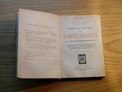 G. Della Santa, Manuale Pratico Del Radiotelegrafista - Foto 3
