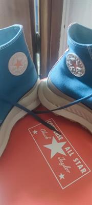 Converse all stars azzurre originali, modello alto - Anteprima 5