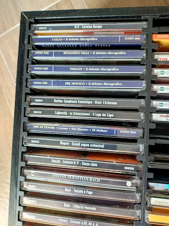 CD Musica Classica vintage e contenitore