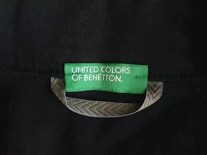Giacca donna in jeans BENETTON nera - Tg. S/36/8, come nuova - Foto 5