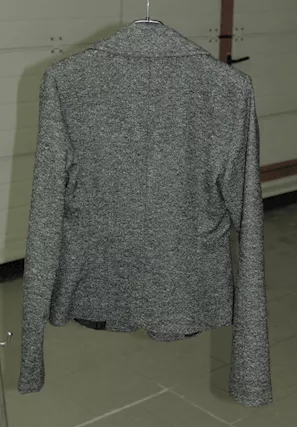 Taglia 44, Giacchetta blazer donna color nero e bianco - Foto 4