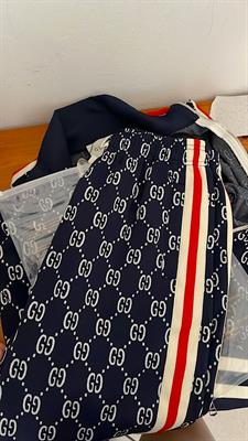 Tuta Gucci completa blu con monogram - Foto 6