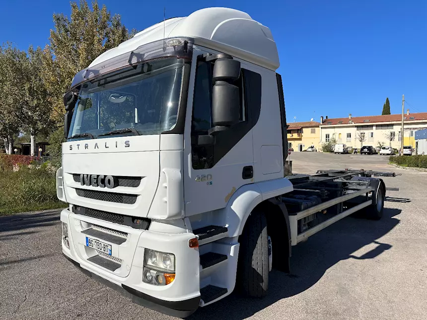 Stralis 190AT420 casse mobili cambio manuale Iveco Anno 2013, gommato nuovo