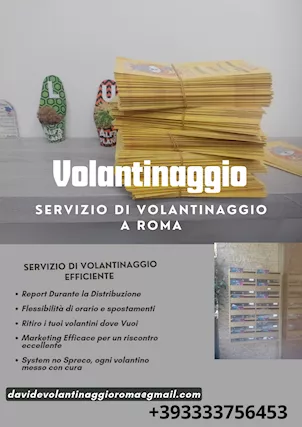 Servizio di Volantinaggio Roma