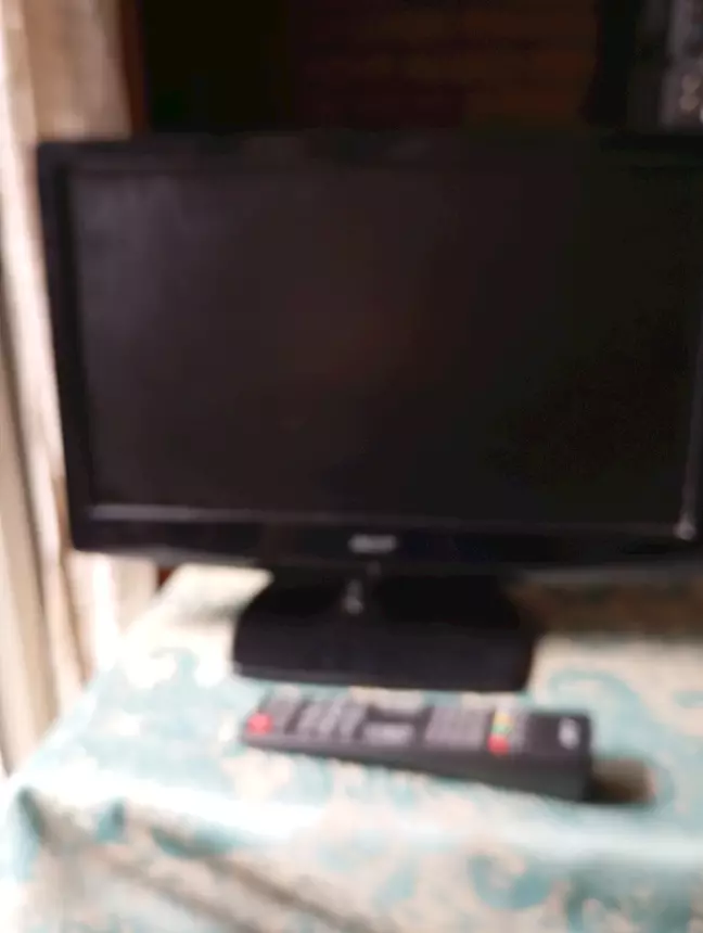 TV digitale con telecomando 45x30