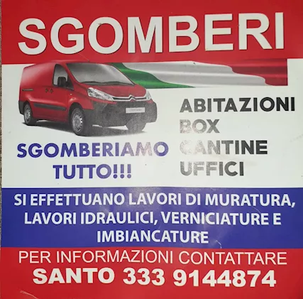 Sgomberi anche gratuiti
