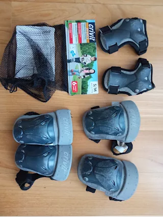 Set protezioni roller/skate per bambini S/M