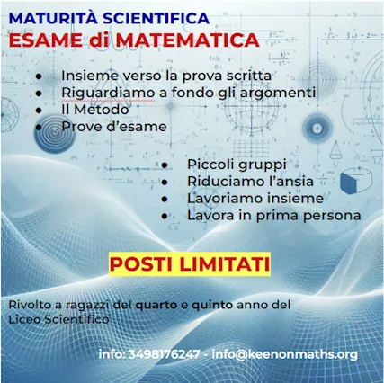 Prepati alla Prova Scritta Matematica Maturità Scientifica
