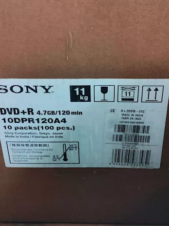 Lotto da 100 DVD+R Marca Sony - Anteprima 4