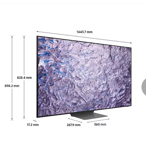 Smart tv neo qled samsung 65’ 8k one connect