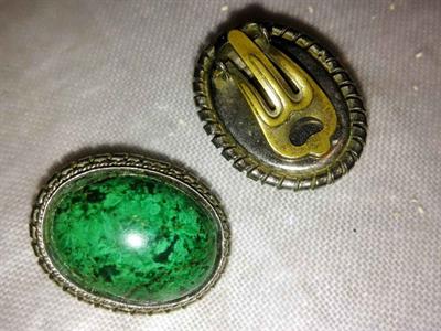 Orecchini e anello in malachite - Foto 6