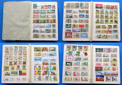 Album con 458 Francobolli a € 0,06 Cadauno dell'Af - Foto 2