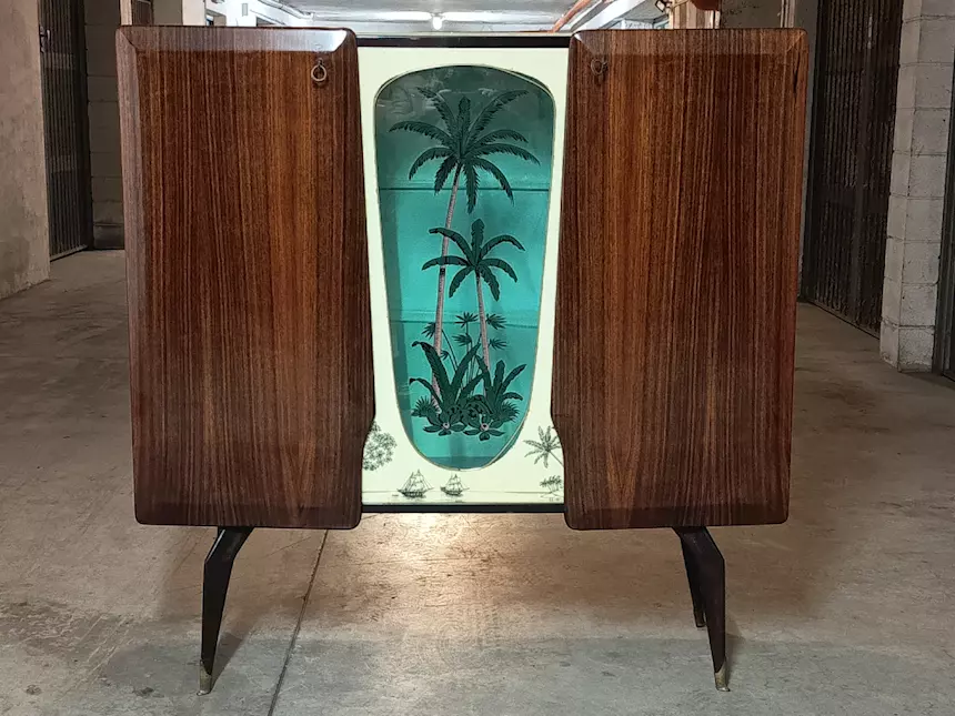 Mobile bar anni '60 stile Vittorio Dassi