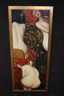 Quadro olio su tavola