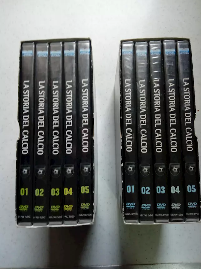 Foto 2 DVD La Storia del Calcio nuovi mai aperti ancora sigillati, in ottime condizioni