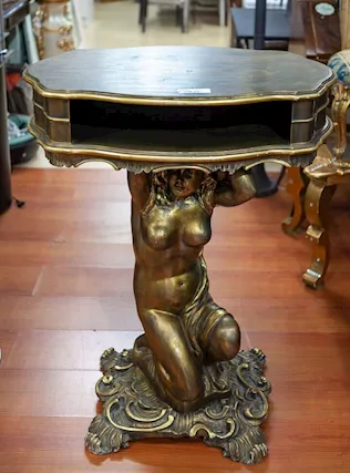 Tavolino Porta Oggetti Vintage Stile Impero - 24282